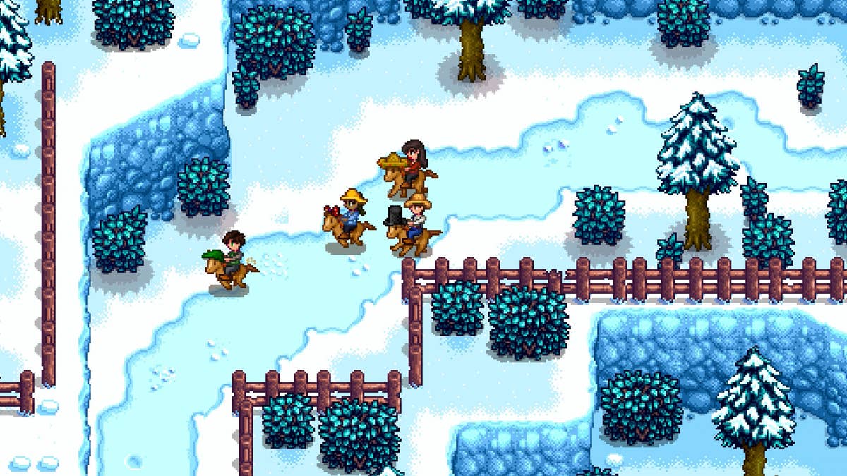 gamergdotone's tweet image. Eric 'ConcernedApe' Barone has finally nailed down the console release date for Stardew Valley's 1.6 update. Can't wait to dive into the new features on my Switch. Anyone else excited? 🌾🎮
Read more: [link]
#StardewValley #GamingNews #ConsoleUpdate