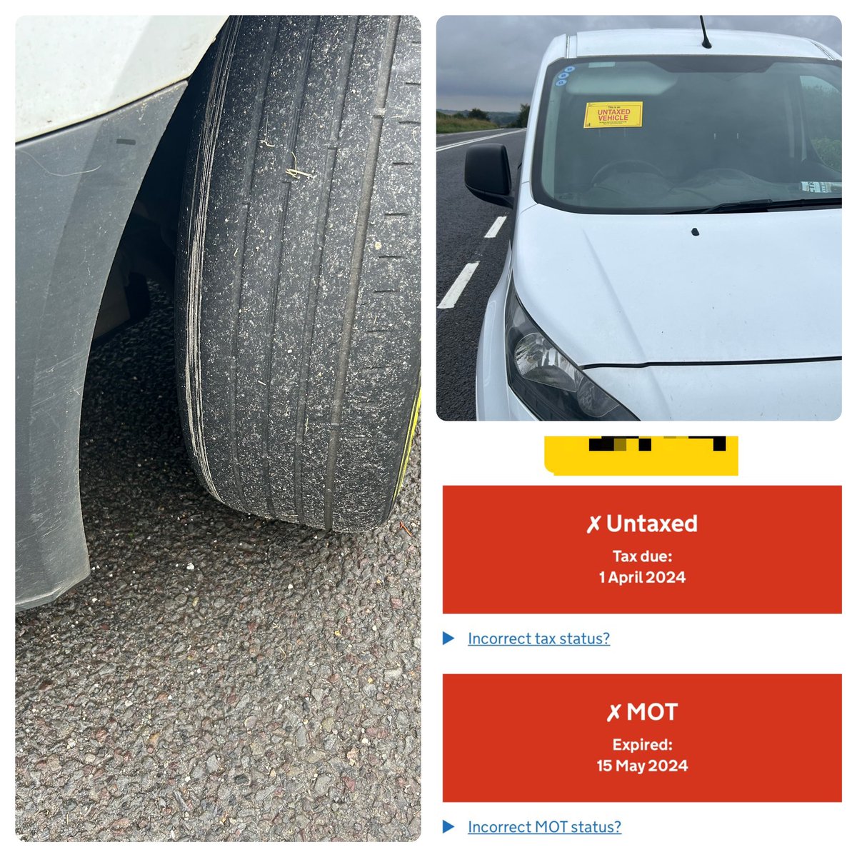 WiltsSpecOps's tweet photo. #RPU stopped this van near Marlborough this morning, MOT & tax expired, several defects & driver not on the insurance #reported #OffToCourt #FullHouse @DriveInsured https://t.co/7r9FNuc6NG