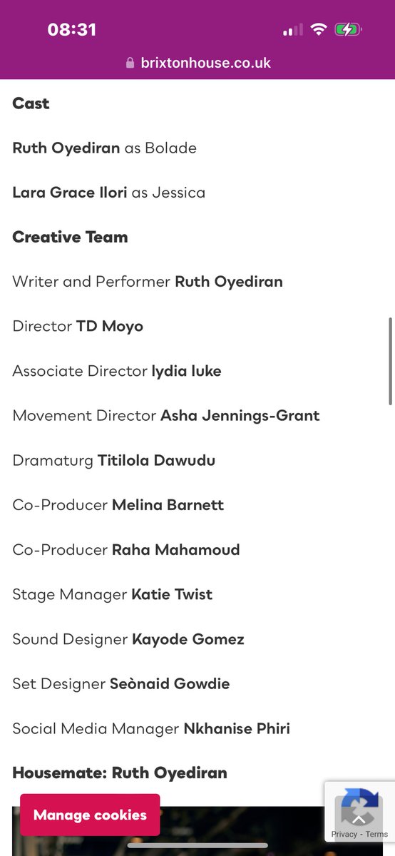 1 WEEK UNTIL WE OPEN OUR DOORS TO: ‘MY PERIOD THE COCKBLOCK’🩸🩸🩸

The Creative team have been working hard to bring you the show of the year! 

It’s the FULL VERSION this time to round. It’s Longer, Better and Fresher than ever! 
Tickets: brixtonhouse.co.uk/shows/housemat…