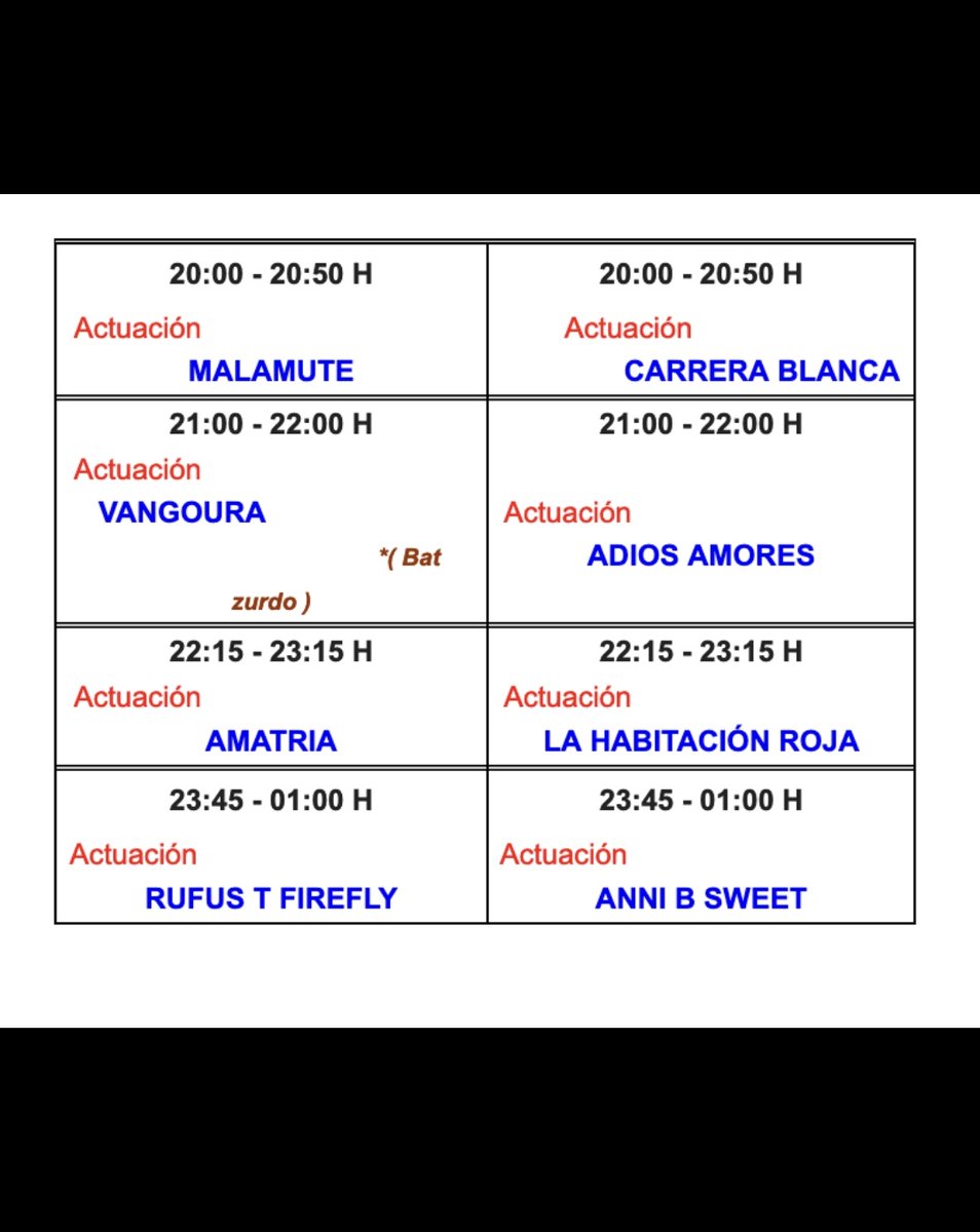⏰️Horarios #INDYSPENSABLE

Este viernes y sábado, en el barrio de Villaverde (Madrid), un festival estupendo, abierto y gratuito. 😊