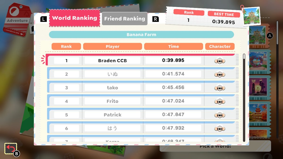 World 1 has always felt like a fairly prestigious record, so to hold it again is pretty nice. Even just a few months ago, the idea of a sub 50 run felt quite daunting to me, so to now be here with the strats and execution for sub 40 is wild.