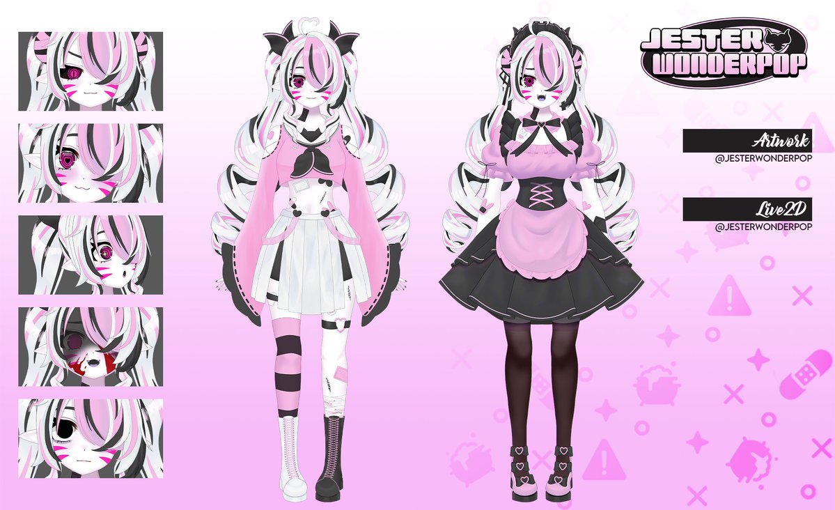 JesterWonderpop's tweet image. 🪄 Reference Sheet ❤️‍🩹