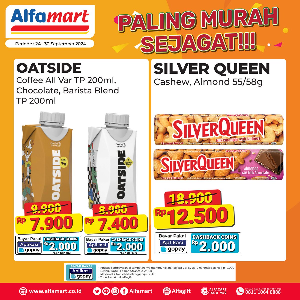 promojsm's tweet image. Promo Alfamart Paling Murah Sejagat (PMS) 24 - 30 September 2024
jsm-promo.com/2023/07/promo-…
#alfamart #palingmurah