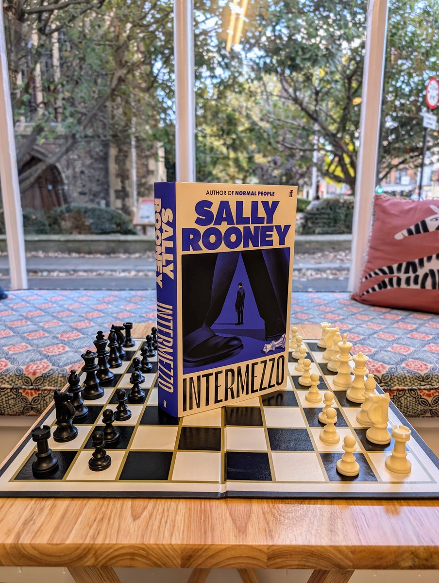 It's Intermezzo day and we're so excited to be celebrating at our bookshop! We've got tote bags, pastries and freebies here, plus lots of copies of Sally Rooney's new novel!
