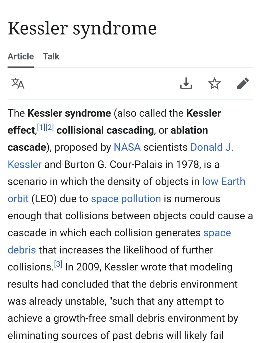 darraghfb's tweet photo. @AlecStapp It's very very stupid to put a huge number of objects in orbit. https://t.co/cVd4Q1u9s1