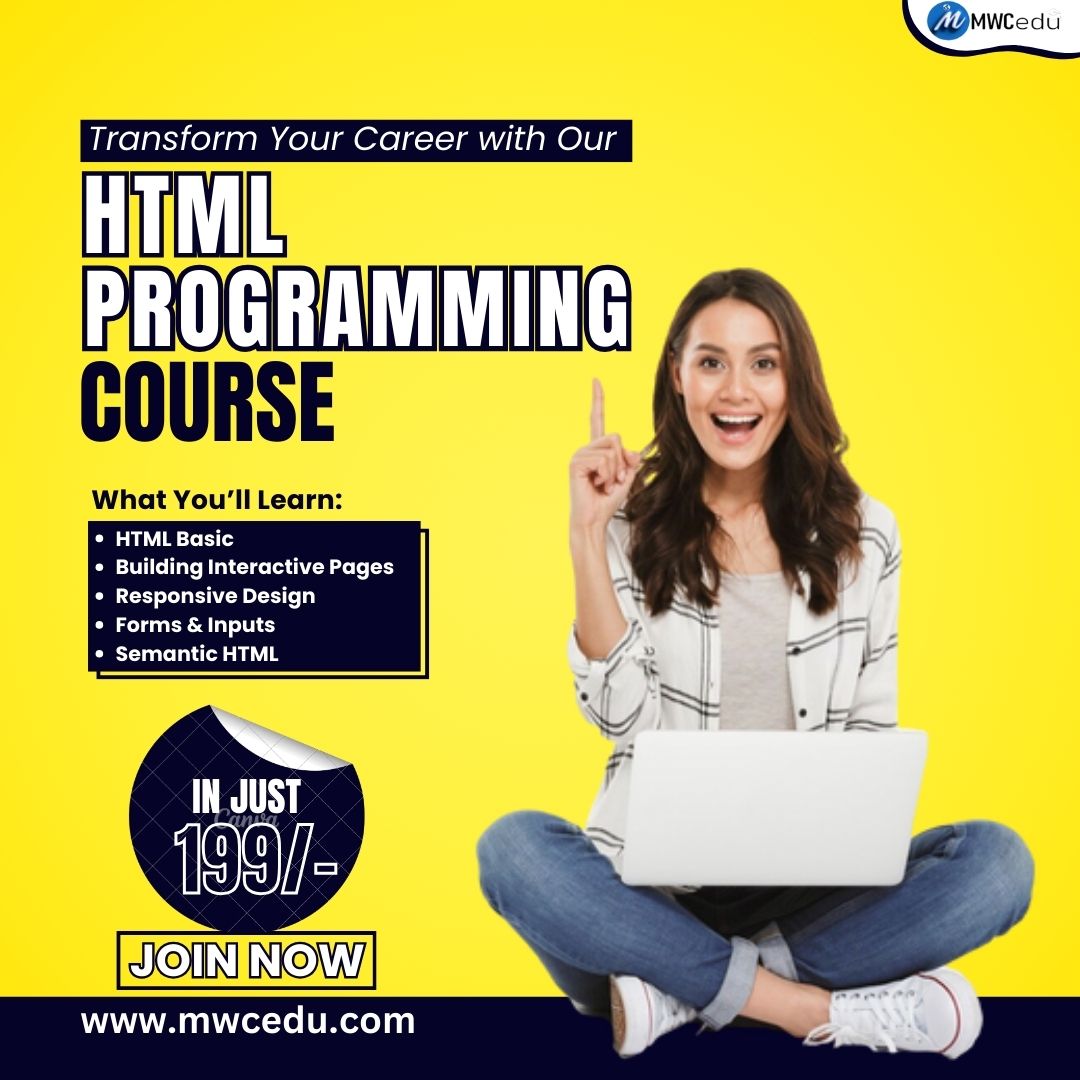 hina_digital's tweet image. HTML Programming language course
Master HTML Programming in Just ₹199! 🚀 Learn to build stunning websites from scratch. Perfect for beginners. Enroll now and kickstart your web development journey!
#HTMLCourse #WebDesign #LearnToCode