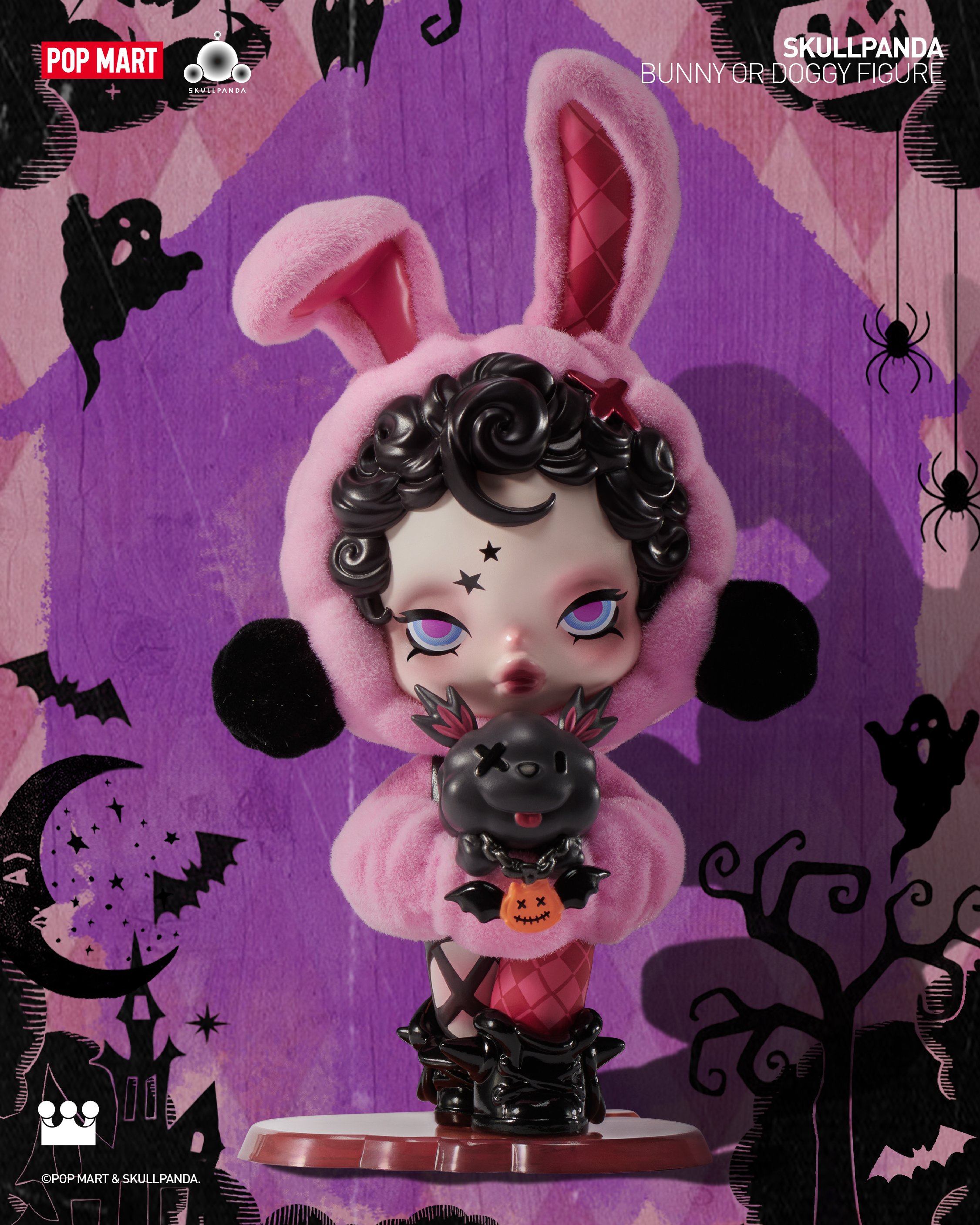 SKULLPANDA Bunny or Doggy Figure | FIGURINE - POP MART