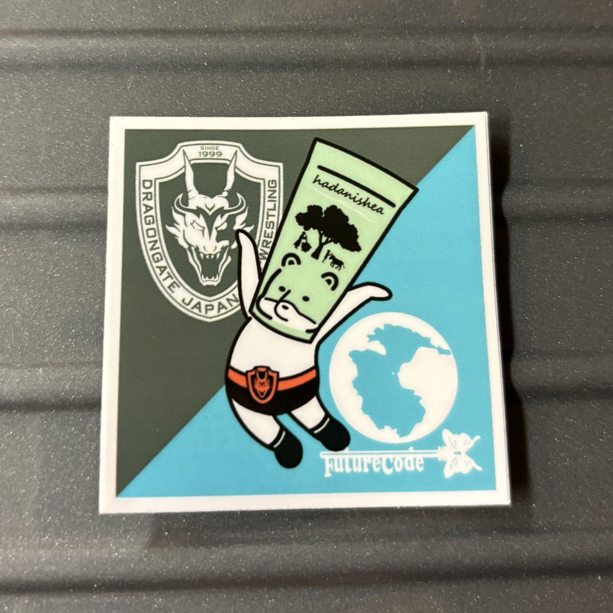 dragondia's tweet image. #ハダニシベアー ステッカーGETしました😉
#FutureCode
#BYCS