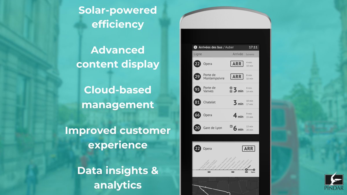 PindarCreative's tweet photo. Transform Your Transport Information with our Solar-Powered E-Paper Displays 🌞

These solar-powered e-paper displays deliver sophisticated content with incredibly low energy consumption. 

Discover how our e-paper displays can revolutionise your service!

https://t.co/tWg7Z3Fr0K https://t.co/hFY3eyfon5