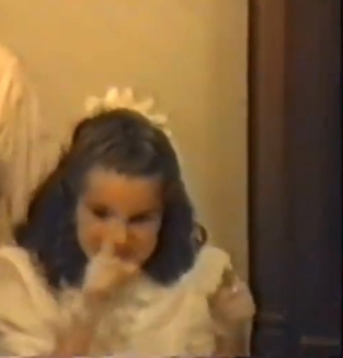 saskiademer's tweet photo. wait seeing tiny stefania celebrate her first communion is literally the cutest thing ever 😭 she’s still the same https://t.co/6z2hO7xRA7
