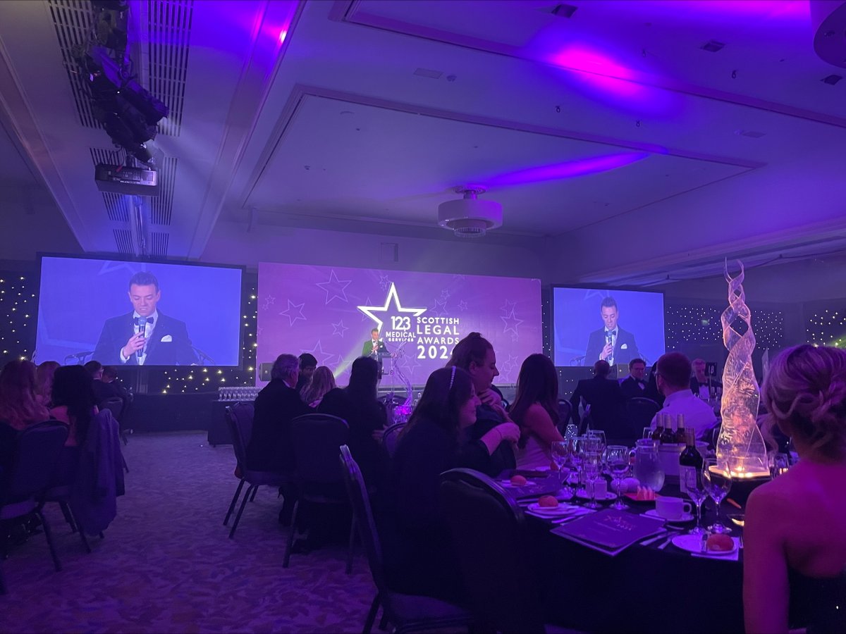 We had an amazing night as finalists for 'Family Law or Private Client Team of the Year' at the 2024 Scottish Legal Awards! 🎉 A fantastic black-tie evening celebrating Scotland’s legal excellence. Thanks to our team and clients for your continued support!