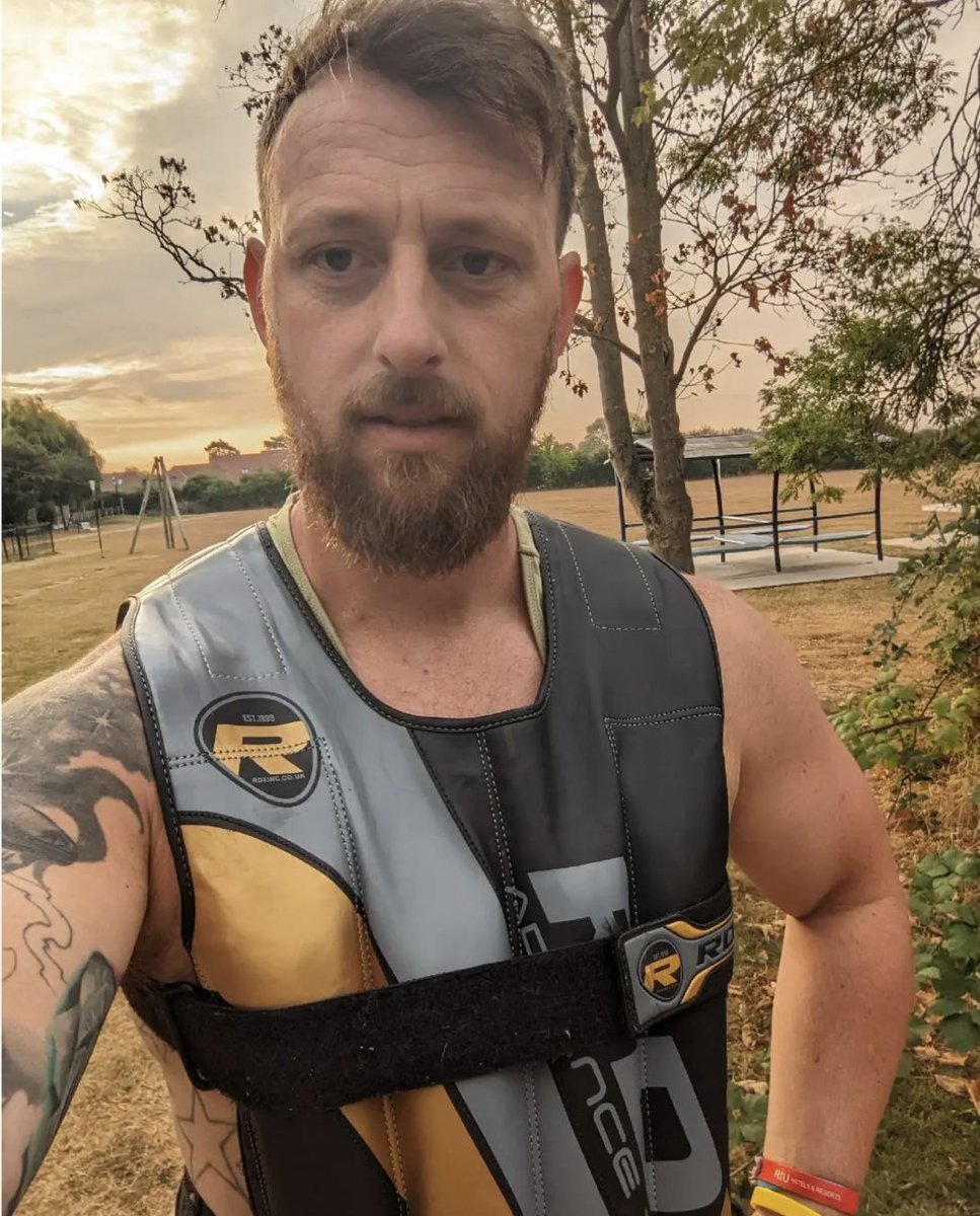 SamJGilbert's tweet image. One of my old teammates (Tazz) is doing 10km + some half marathons EVERY day in October for me &amp;amp; another friend of his who has a brain tumour (James).  If anyone can support him, that'd be fantastic-o gofund.me/7b63ac6e  💙