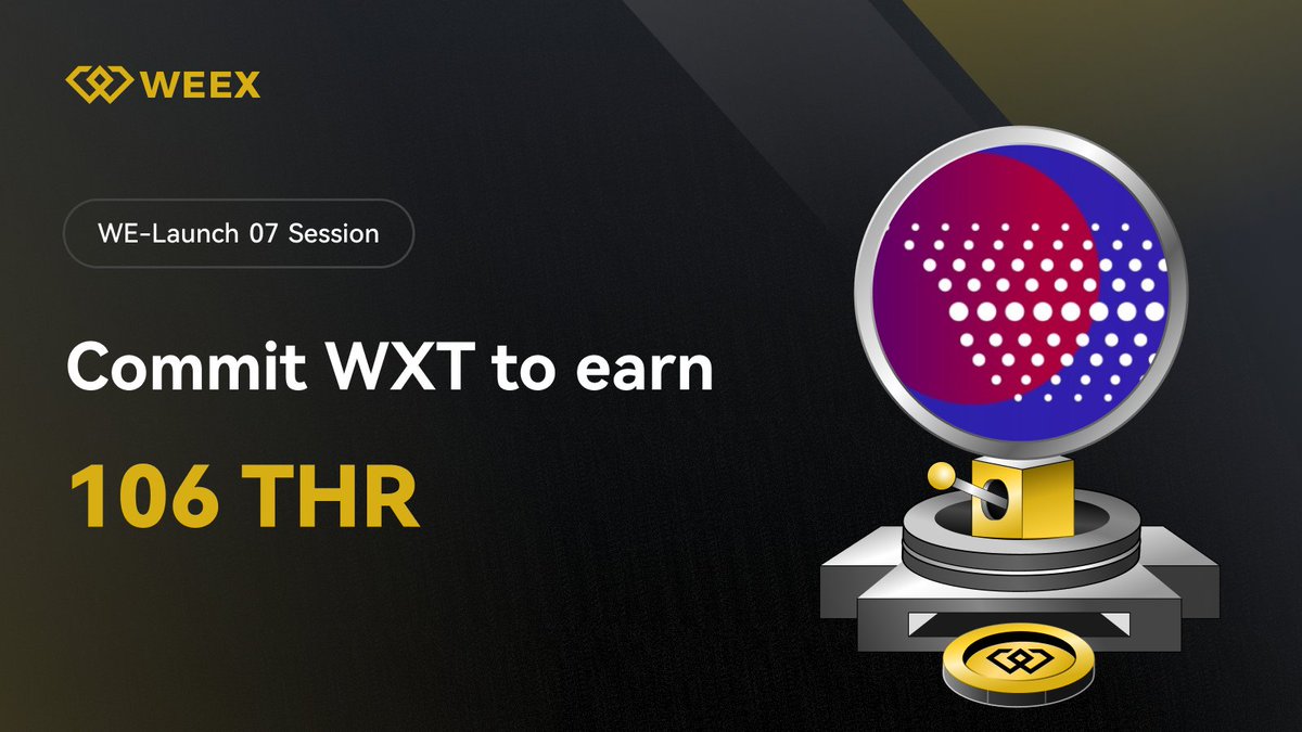 🚀 Exciting News! ThoreCoin <a href="/ThorecoinAI/">ThoreCOIN</a> is officially live on #WELaunch! 🌟

📢Commit your $WXT to earn your share of $THR!
🗓️September 24, 2024, 07:00 - September 28, 2024, 07:00 (UTC+0)

More Details:
weexsupport.zendesk.com/hc/en-us/artic…

💡 Need $WXT?
Trade here: weex.com/trade/WXT-USDT