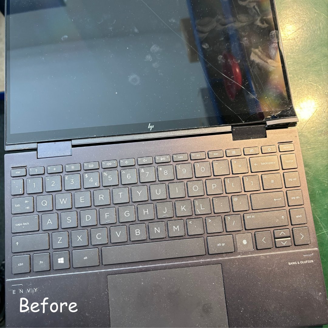 SaralaComputers's tweet image. Another touchscreen HP laptop brought back to life! 💪 We&apos;ve got those repair skills down to a science. Your device deserves the best care. 
#laptoprepair #hplaptop #touchscreenrepair #techsupport #fixedasgoodasnew #computerrepair #localbusiness