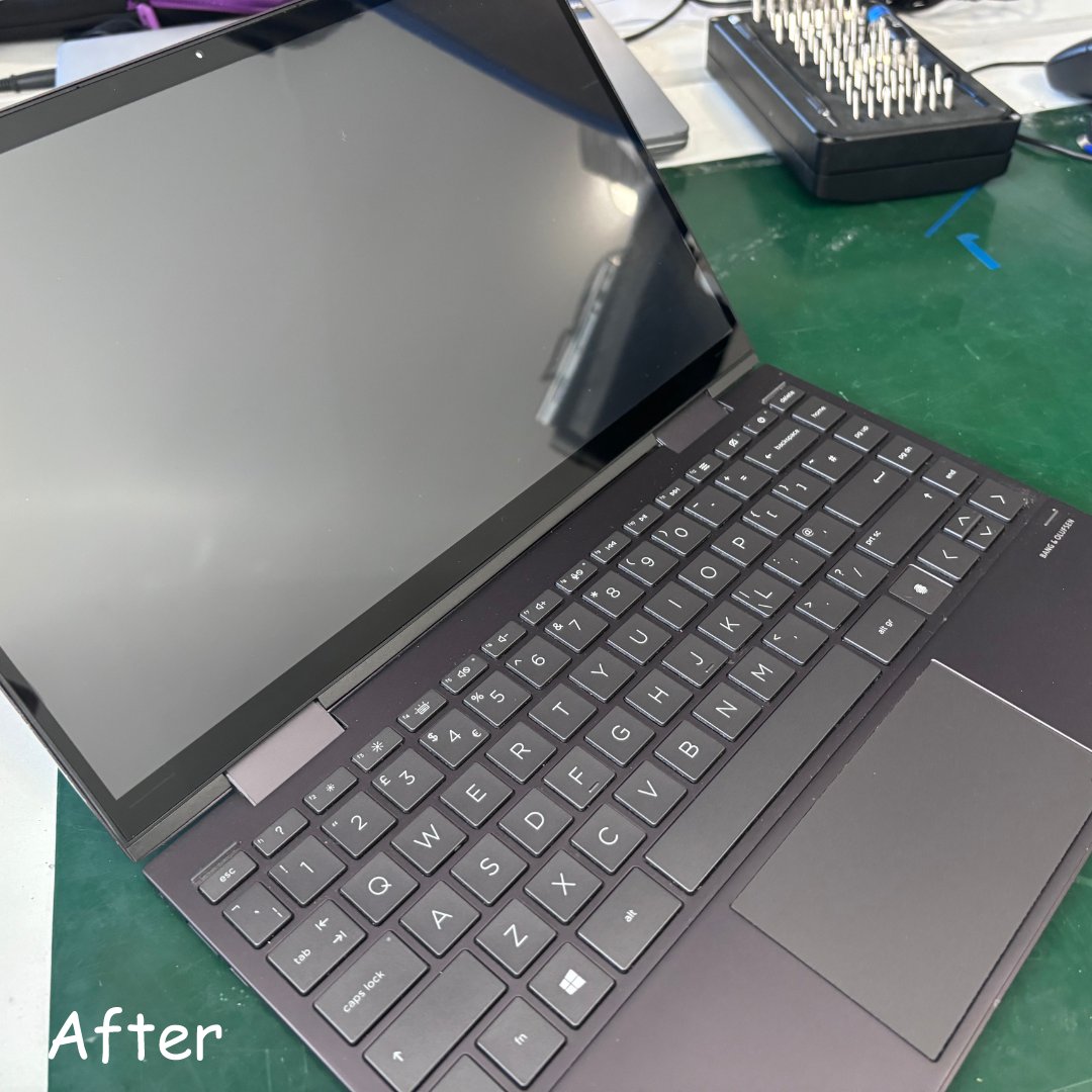 SaralaComputers's tweet image. Another touchscreen HP laptop brought back to life! 💪 We&apos;ve got those repair skills down to a science. Your device deserves the best care. 
#laptoprepair #hplaptop #touchscreenrepair #techsupport #fixedasgoodasnew #computerrepair #localbusiness