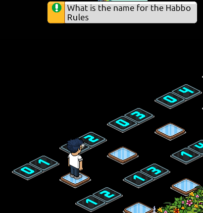 <a href="/Habbo/">Habbo</a> Who is ready to win a share of 1,000 credits!!
Starting on 25th September at 9:00AM (GMT) the Safety 101 Trivia room  will be opened and if you complete all 20 #Habbo safety questions then you will be in the draw to win!! Everyone who shares this is in the draw to win 150c