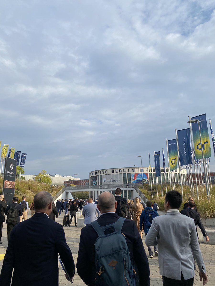 IndustrieFerro's tweet photo. La FIF à Innotrans ! C’est parti pour une semaine chargée. #InnoTrans24 https://t.co/QefkQJlGK5