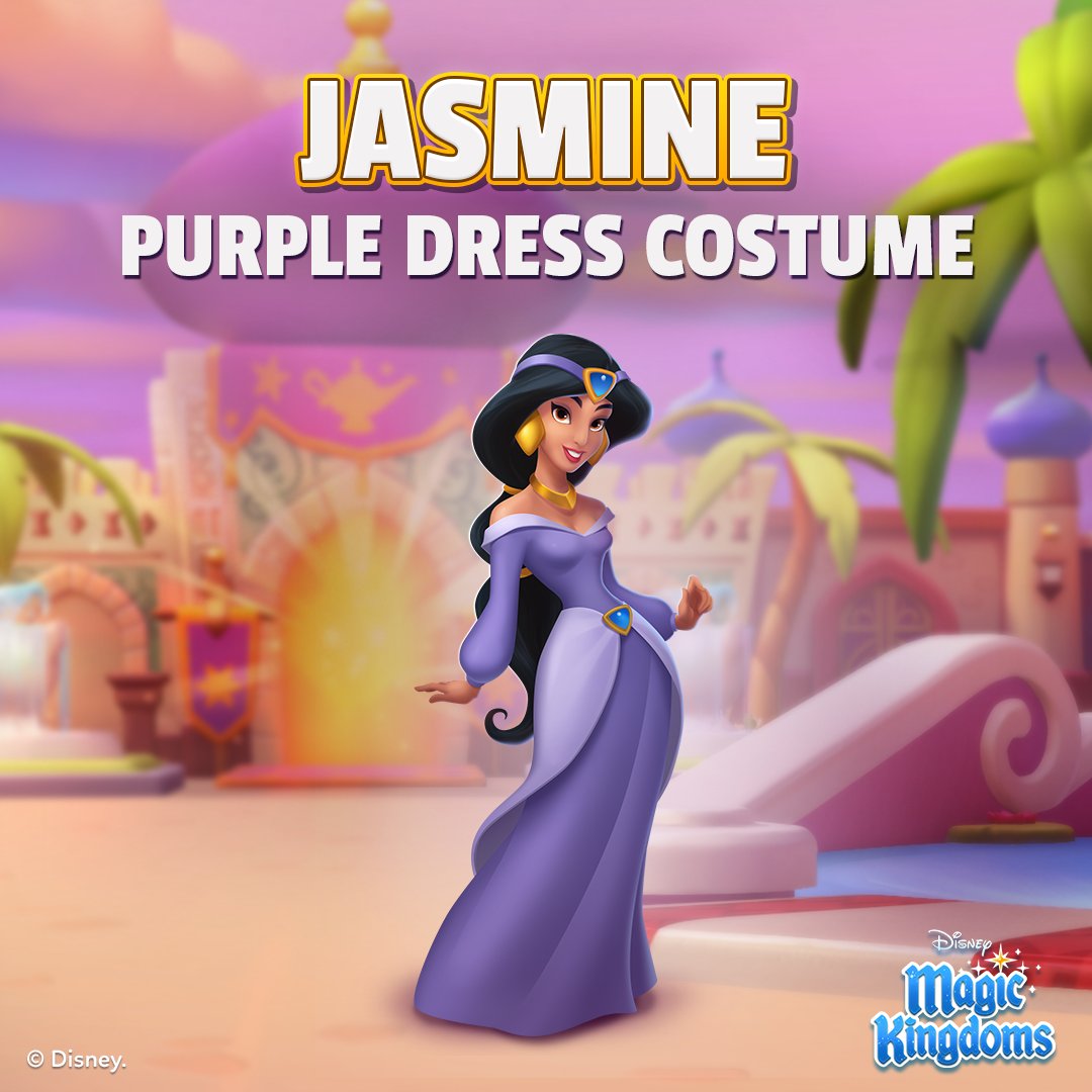 Don't miss your chance to get these costumes for your collection! 🍯 Winnie  the Pooh Honey Day 🔫 Boba Fett Bounty Hunter 👒 Marion Ravenwood Preppy 💜 Jasmine  Purple Dress and 👑, image size:1080x1080