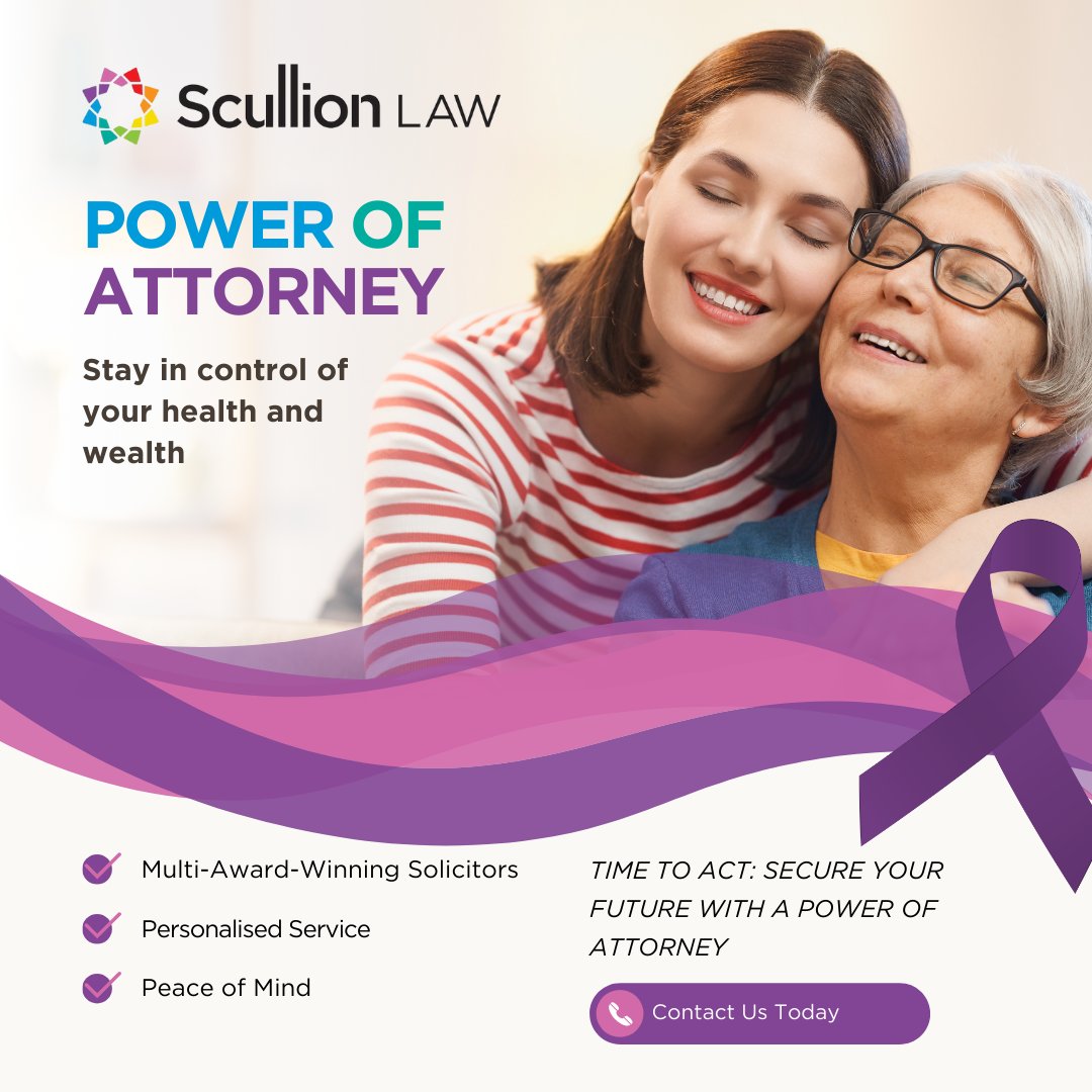 Stay in control of your future, your health, and your wealth. This World Alzheimer’s Month, consider securing a Will and Power of Attorney with Scullion LAW.
scullionlaw.com/wills-and-powe…

#WorldAlzMonth #TimeToActOnAlzheimer #TimeToActOnDementia #ScullionLAW