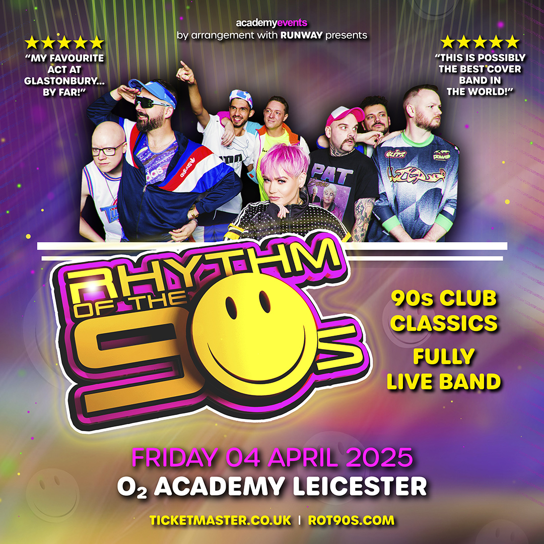 O2 Academy Leicester (@o2academyleic) on Twitter photo .<a href="/ROT90s/">Rhythm of the 90s</a> are the UK's no.1 live 90s dance anthems band! Catch their infectious energy, incredible musicianship, and nostalgia-filled set - Friday 04 April. Priority Tickets available 10am Wednesday 25 September at #O2Priority - amg-venues.com/6yFU50Tt970 .<a href="/ROT90s/">Rhythm of the 90s</a> are the UK's no.1 live 90s dance anthems band! Catch their infectious energy, incredible musicianship, and nostalgia-filled set - Friday 04 April. Priority Tickets available 10am Wednesday 25 September at #O2Priority - amg-venues.com/6yFU50Tt970