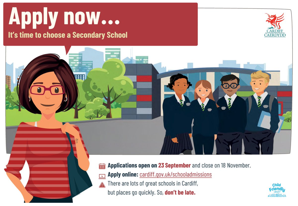 Admissions are now open for secondary school places for September 2025!
You have until 18 November 2024 to choose five preferences, as your first is not always guaranteed. Tips are available in 13 languages:: orlo.uk/MYJXK