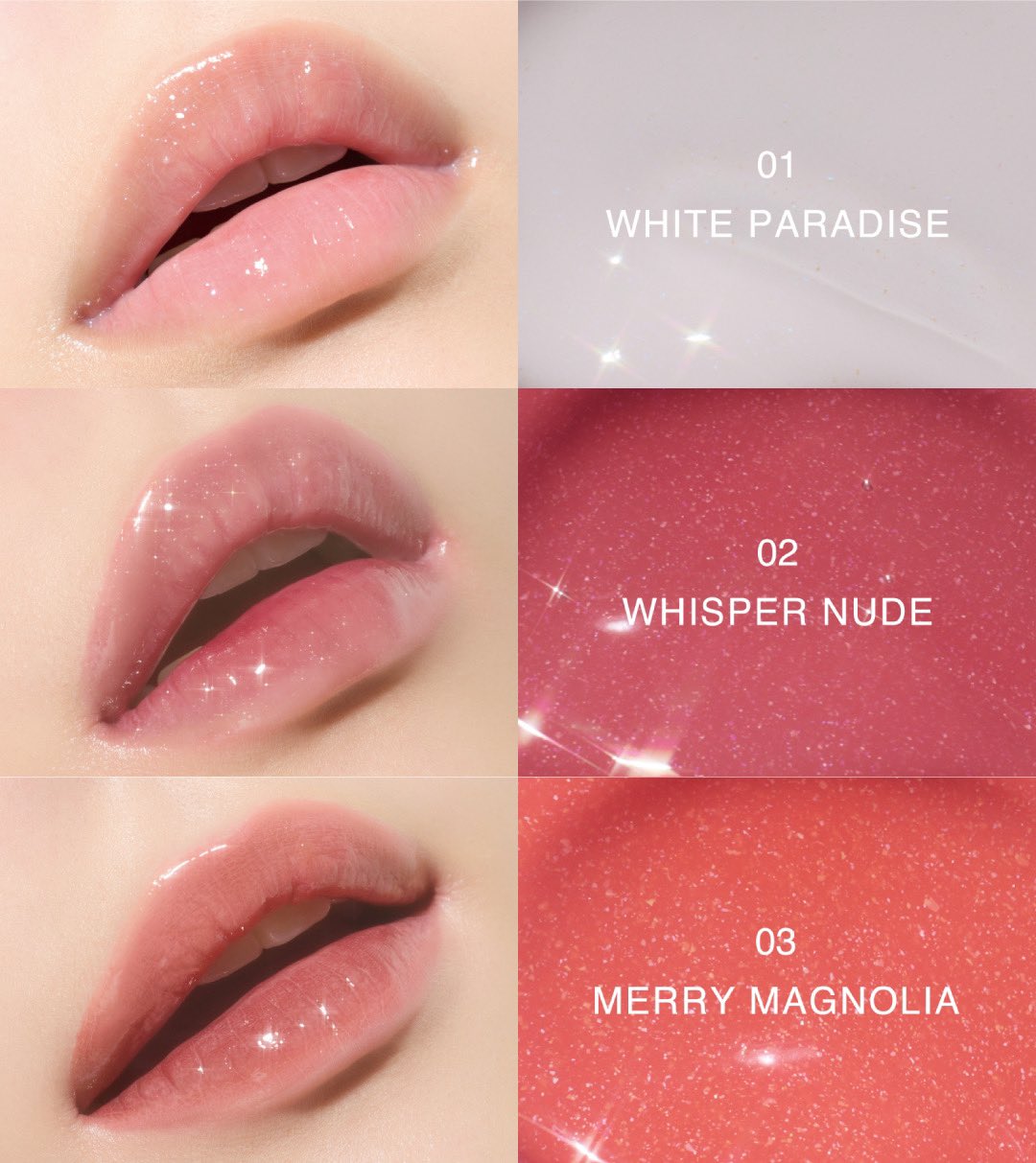 ティルナス　サンリットパール　ティント　01〜12 tilnus / ティルナス サンリットパール ティント 01 ホワイト