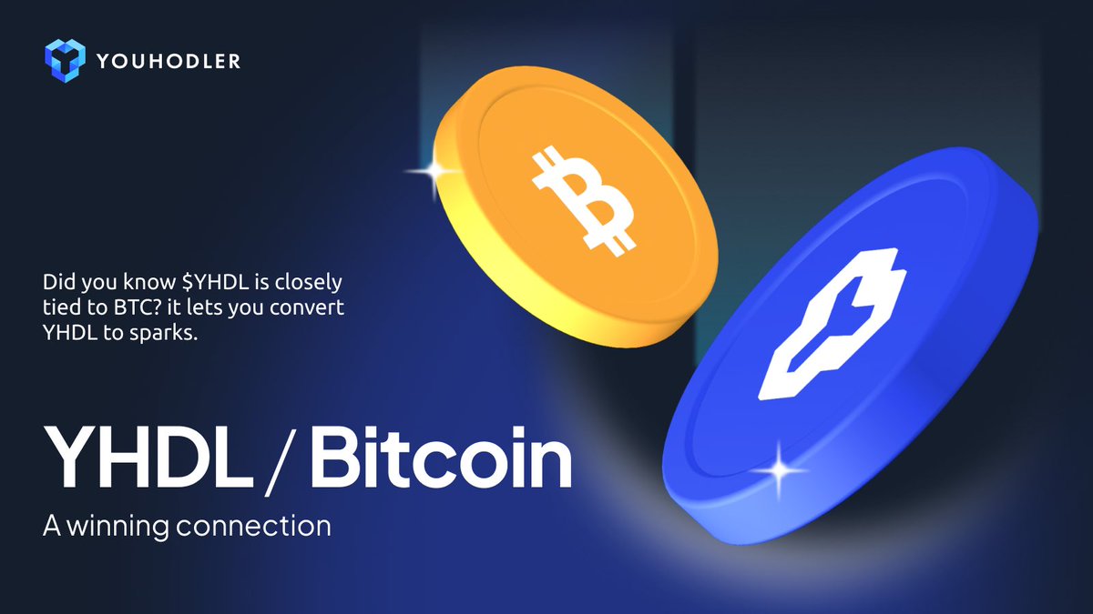 $YHDL and BTC, tight as Bonnie and Clyde! Going into Q1 of 2025 you will be able to exchange your $YHDL tokens for Sparks and use them to mine #Bitcoin in our #CloudMiner!💙

Hurry up and join our Airdrop campaign on Zealy to get a chance of winning a big bag of #YHDL tokens!⬇️