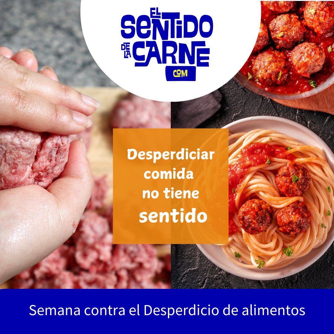 ANICE_ES's tweet photo. ♻️ ¿Sabías que la carne 🍖 es el alimento que menos se desperdicia en casa?

🚫 Nuestro compromiso con cada bocado nos hace líderes en aprovechamiento alimentario. 
 #FoodWasteEU #FLWDay

👏 En la semana contra el desperdicio alimentario, celebremos #ElSentidoDeLaCarne. https://t.co/0sHeRWFFDl