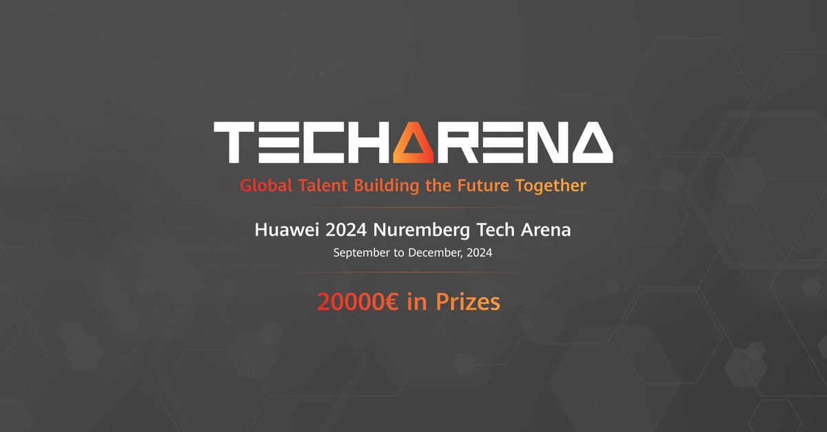 🌍Take on the #UltimateEnergyChallenge with #Huawei 

Develop a cutting-edge SoC estimation algorithm using real industry data, optimize battery performance, and win up to 6000€!

Plus, secure internship opportunities with Huawei

➡️ bit.ly/3TclhYM

#NurembergTechArena