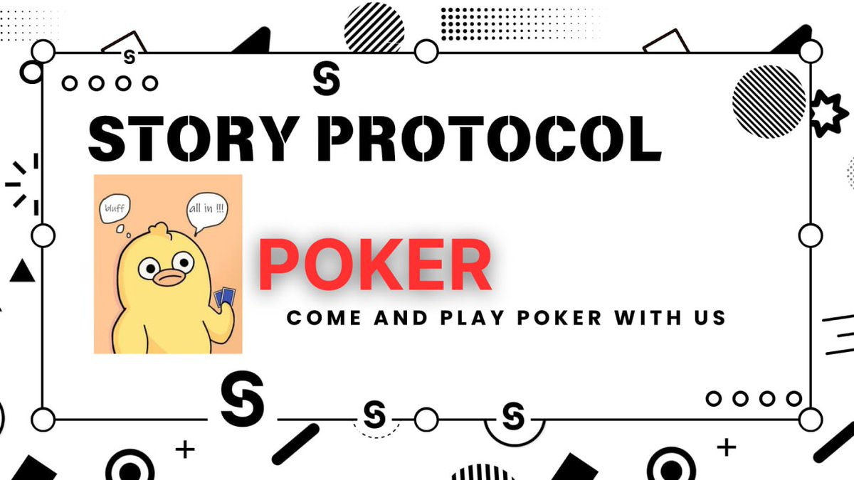 foonsyxd's tweet photo. You can play poker in the global blockchain, come to us for the game @StoryProtocol
#PokerCrypto $IP #Blockchain https://t.co/QwekFwa1MF