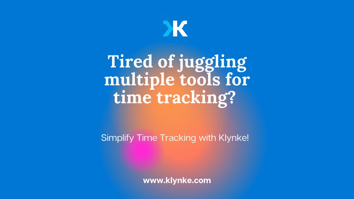 🌟Say goodbye to juggling time-tracking tools! With Klynke, manage everything directly in #Microsoft365 &amp; #Teams.

🚀🕒 Automatically turn Outlook events into billable hours. Work smarter, not harder with #Klynke✨klynke.com 

#management #efficiency #timetracking