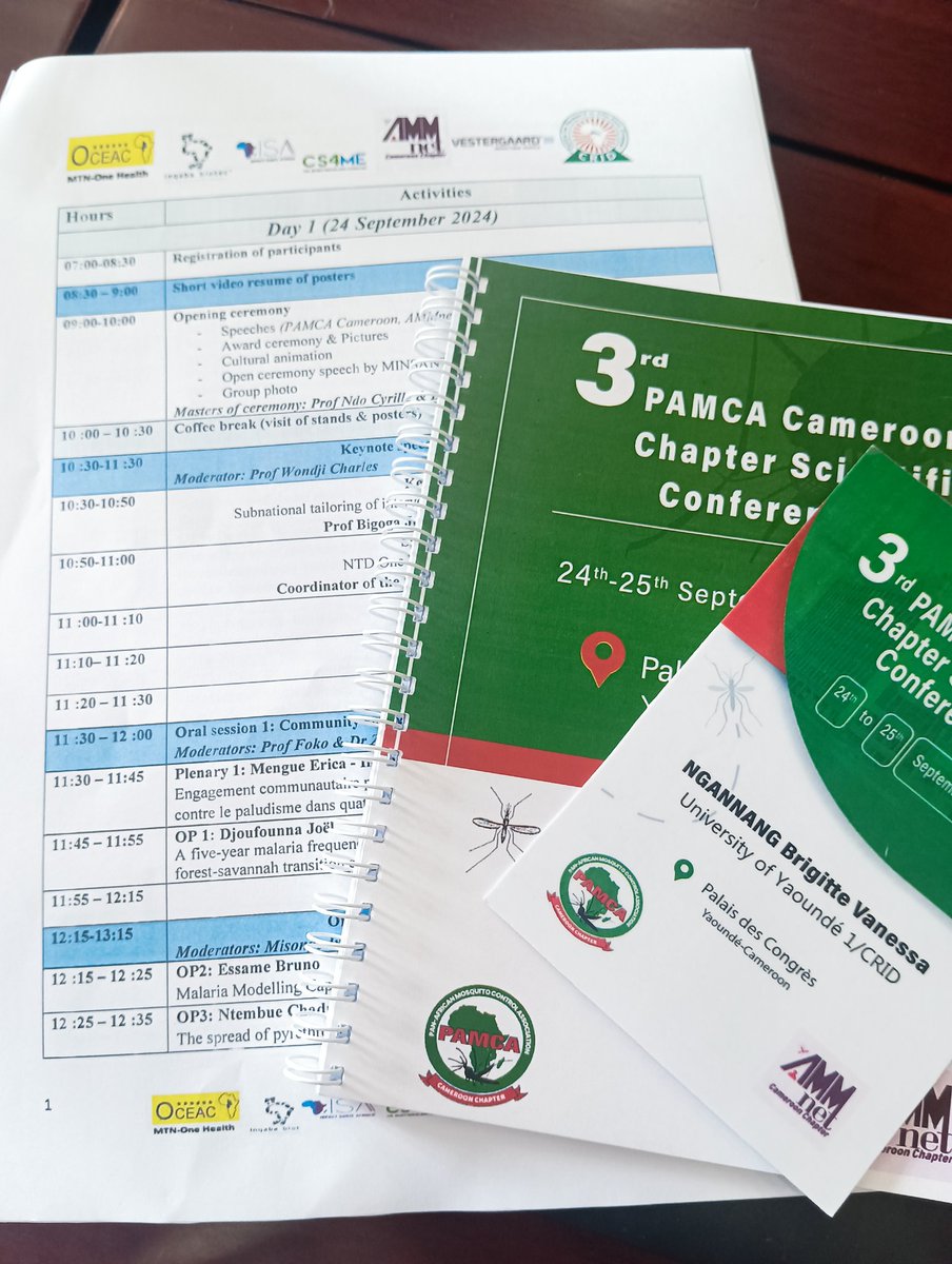 Vanessa Ngannang-Fezeu (@ngannangv) on Twitter photo I'm attempting the 3rd Pamca Cameroon Chapter Scientific Conference <a href="/CameroonPamca/">Pamca Cameroon</a> <a href="/pamcafrica/">PAMCA, Africa</a> <a href="/Pamca_Wivc/">PAMCA - WiVC</a>
Let's start Day 1.
See you later.
<a href="/cam_crid/">CRID-Cam</a> I'm attempting the 3rd Pamca Cameroon Chapter Scientific Conference <a href="/CameroonPamca/">Pamca Cameroon</a> <a href="/pamcafrica/">PAMCA, Africa</a> <a href="/Pamca_Wivc/">PAMCA - WiVC</a>
Let's start Day 1.
See you later.
<a href="/cam_crid/">CRID-Cam</a>