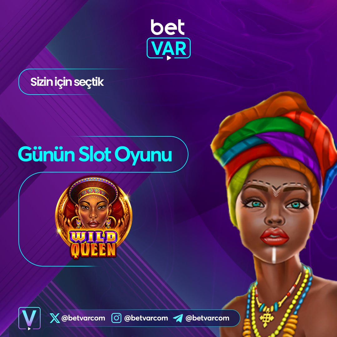 ☄️ Yüksek Çarpanlar Bu Oyunda !

✨ Günün en çok kazandıran slotunu sizin için seçtik!

⬆️ En gözde oyunlardan Wild Queen !

✔️Kazancın Tek Adresi #BetVar

📱Kazanmak İçin Hemen Tıkla ; t2m.io/betvargiris