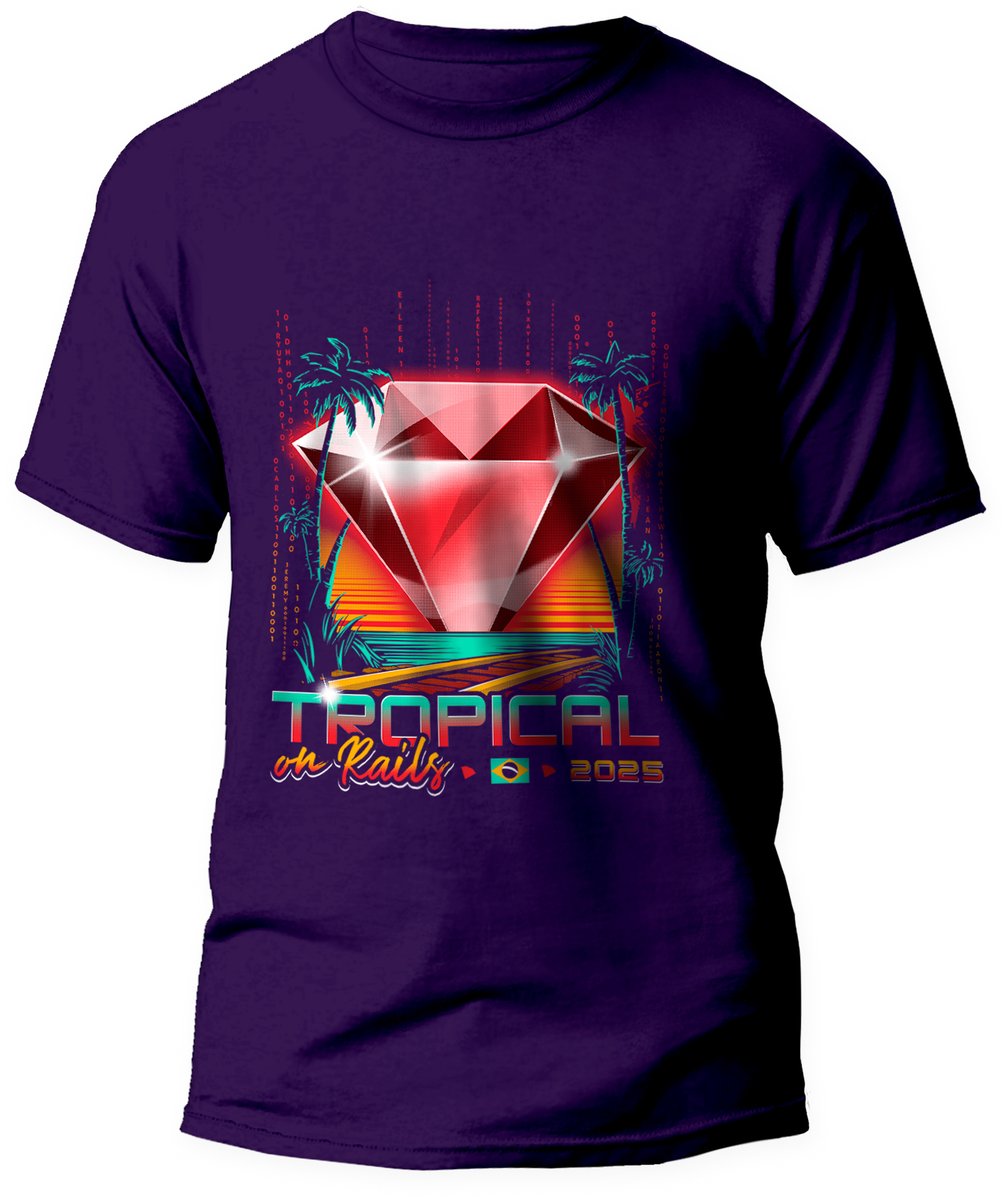 Seventh and final news (for now), MEET OUR NEW T-SHIRT!
Stay tuned here and don’t miss your chance to wear one of these at the 2025 event!