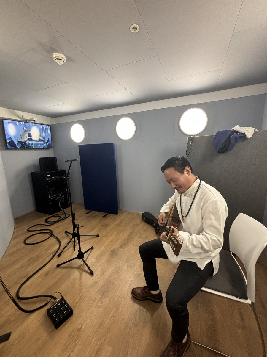 Just three days until the opening of #ASilkRoadOasis: Life in Ancient Dunhuang at the <a href="/britishlibrary/">British Library</a> . The exhibition will include a soundscape to evoke the sounds of the Silk Roads, specially recorded by musicians including Shohret Nur and Ngawang Lodup. bit.ly/3XSuAjr