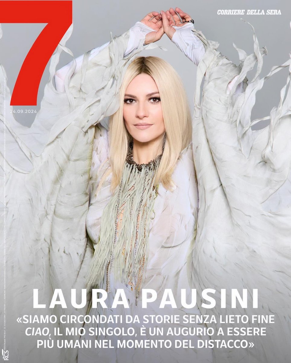 LauraPausini's tweet image. “CIAO parla della capacità di lasciare andare con serenità le persone che sono state al nostro fianco fino ad ora. Cosa non semplice. Almeno per me. Normalmente quando finisce una storia (d’amore, d’amicizia o di lavoro) è più facile discutere, trovare una colpa, cancellare…