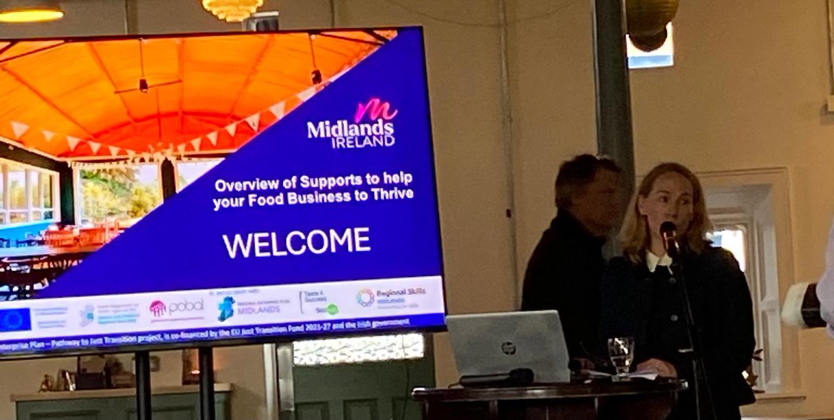 Caroline Spollen (@cspollen) on Twitter photo Attending <a href="/MidlandsIreland/">MidlandsIreland.ie</a> event showcasing the supports avail to food & drink businesses in Laois, Offaly, Longford & Westmeath. Food Technology, Branding, Packaging, Tourism, Sustainability, Marketing, Export & Training <a href="/laoisoffalyetb/">Laois and Offaly ETB</a> #TasteTheMidlands #EUinMyRegion #ThisIsFET Attending <a href="/MidlandsIreland/">MidlandsIreland.ie</a> event showcasing the supports avail to food & drink businesses in Laois, Offaly, Longford & Westmeath. Food Technology, Branding, Packaging, Tourism, Sustainability, Marketing, Export & Training <a href="/laoisoffalyetb/">Laois and Offaly ETB</a> #TasteTheMidlands #EUinMyRegion #ThisIsFET