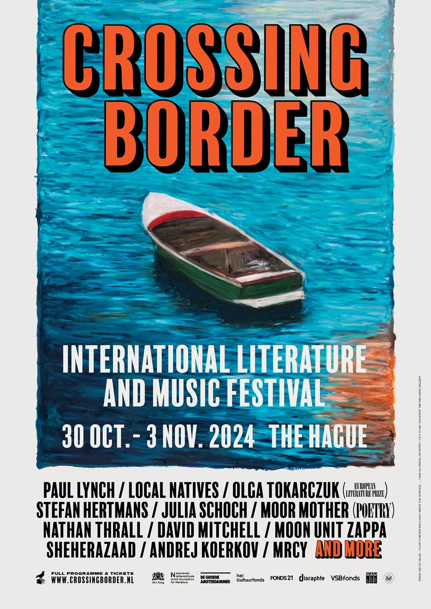 Literature &amp; Music Festival Crossing Border 2024 is coming! crossingborder.nl