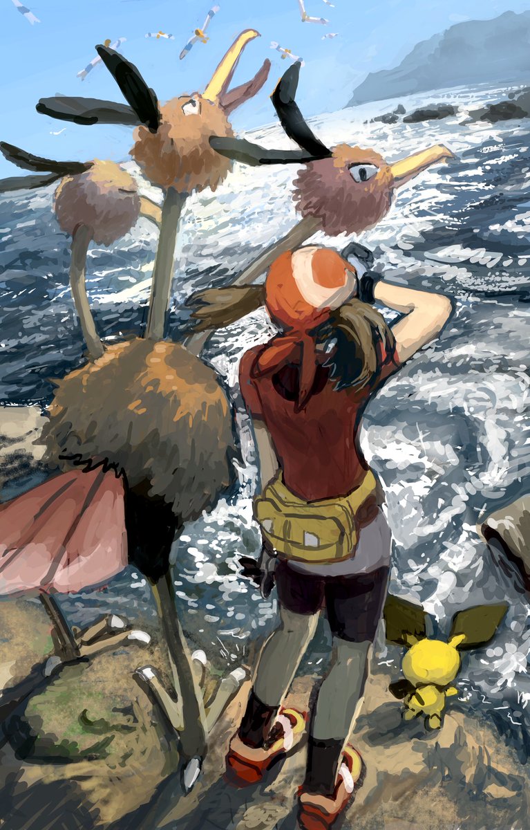 昔描いたポケモンRSEのファンアート