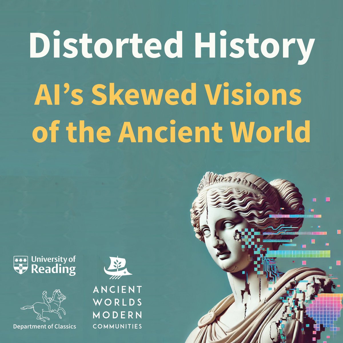 I am thrilled to say "Distorted History: #AI's Skewed Visions of the #Ancient World" is now officially opened <a href="/uremuseum/">Ure Museum of Greek Archaeology</a>. Please come visit the museum to learn more about our #GenAI image research.

collections.reading.ac.uk/ure-museum/exp…

<a href="/UniRdg_Classics/">Classics@UnivReading</a> <a href="/UniRdg_PhD/">Doctoral and Researcher College, Uni of Reading</a> <a href="/UniRdg_Research/">Connecting Research</a> #classics