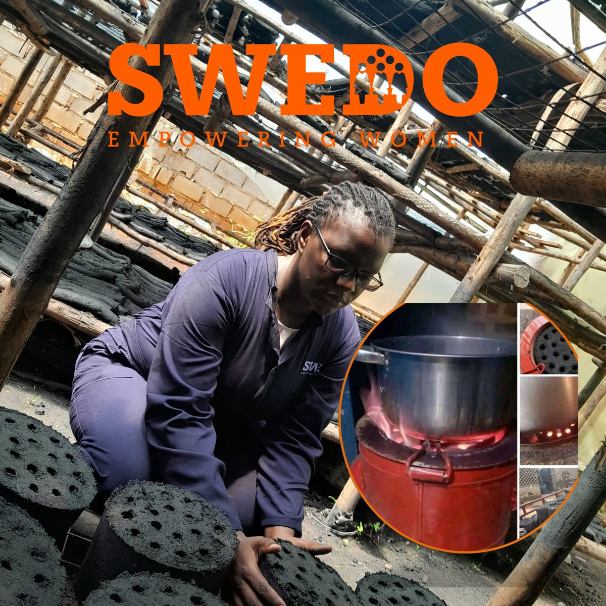 allen_namwase's tweet photo. Save the Environment by not cutting down trees for firewood.
Use briquettes over firewood
✅ Briquettes burns for 6 hours constantly. Hence #EnergySaving
✅ Briquettes produce less smoke. Hence #heathEnvironment and #CleanCooking
#Swedo
#Biofire https://t.co/CJxBhSaV28