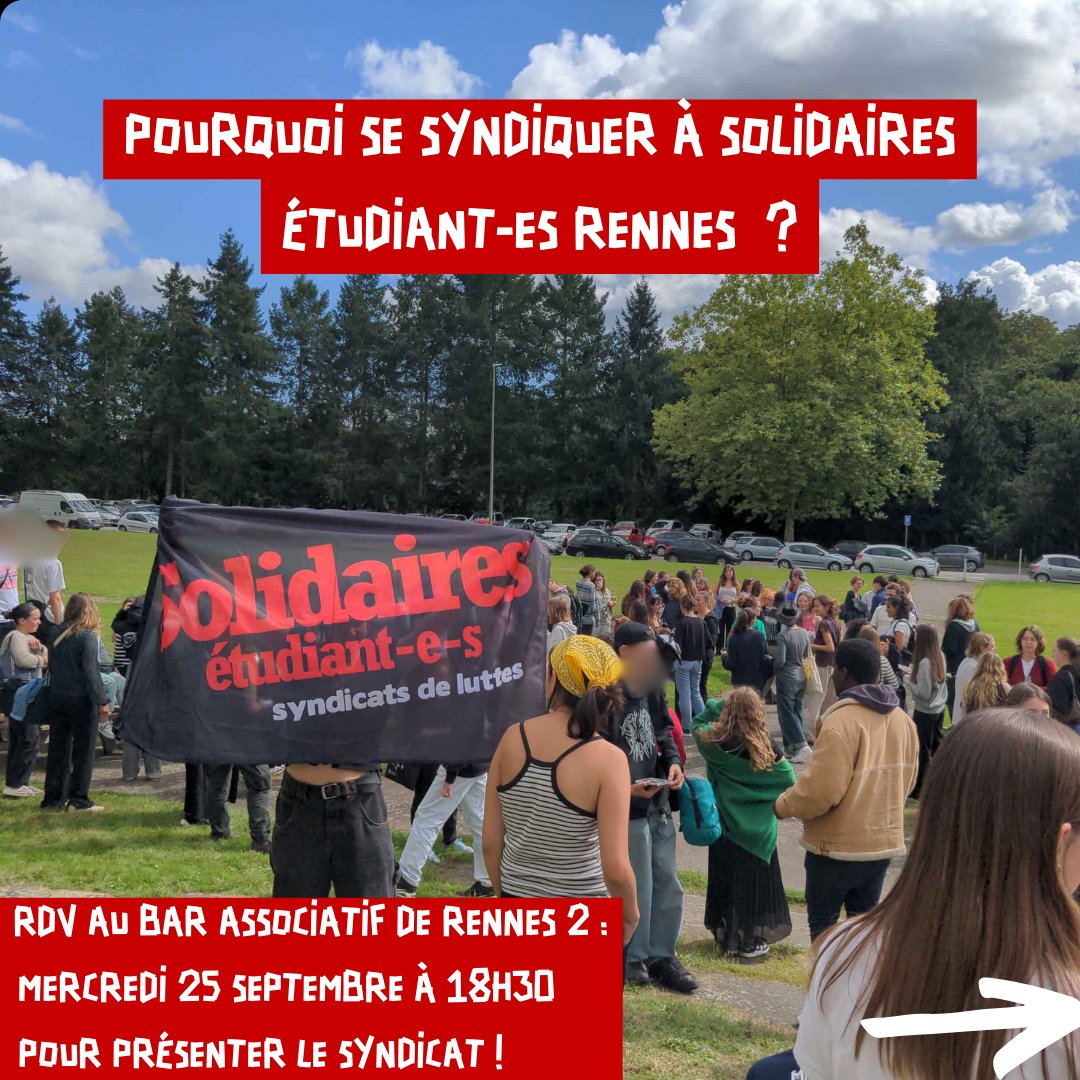 Solidaires étudiant•es Rennes tweet media