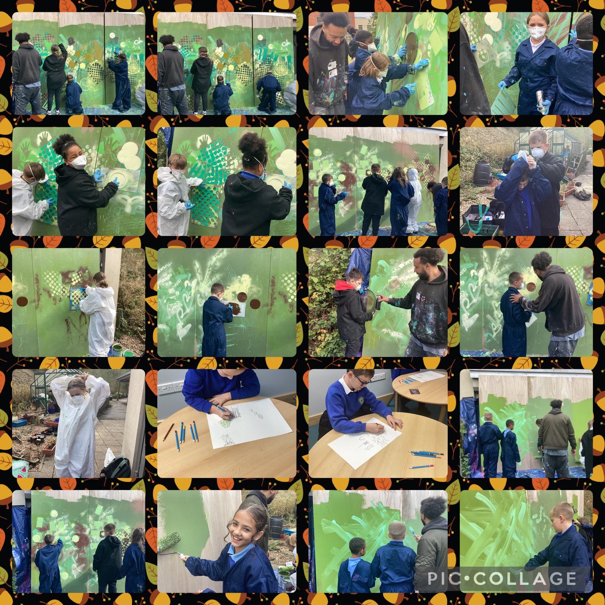 CanklowWoods's tweet photo. Our Y6 class today have been working with artist Trik09 to produce some amazing murals which will be displayed in our Canklow community. Absolutely brilliant day thank-you @fluxrotherham for organising! #CCOC @ccoc_roth2025 https://t.co/tHJABx2yoW
