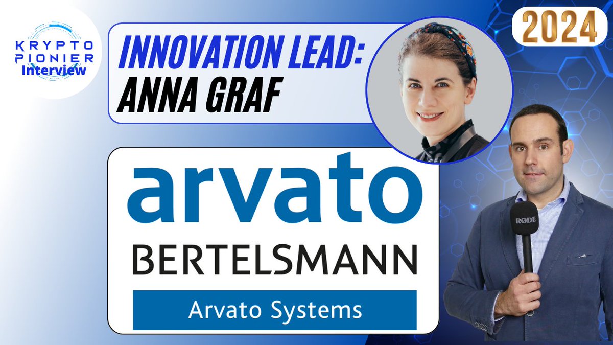 📢Neues Interview jetzt online:

Diesmal tauchen wir in die Welt der digitalen Transformation im Corporate-Sektor ein. 🌐 Zusammen mit <a href="/the_annagraf/">Anna</a>  von @arvatosystemsDE  Systems decken wir spannende Themen wie #Web3, #Blockchain und #KI ab.

👉youtube.com/watch?v=TNWF9e…