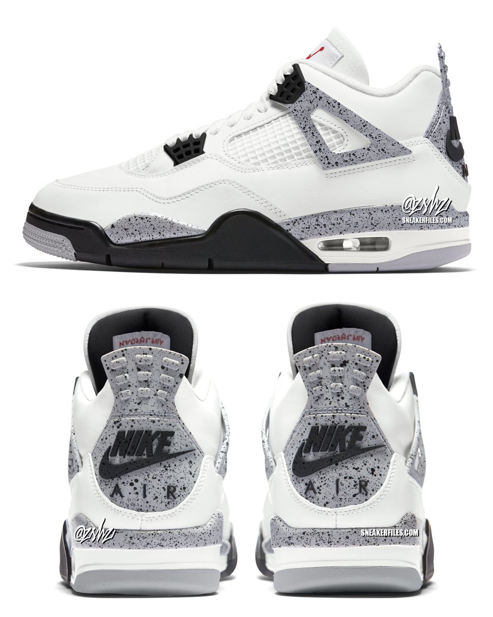 zSneakerHeadz's tweet photo. “White Cement” Air Jordan 4 OG is now set to return on May 24, 2025. 👟🪨 #NIKEAIR https://t.co/yOdgOaPVu2