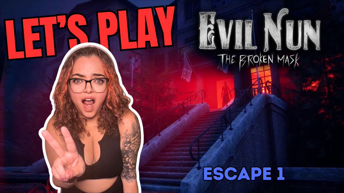 ‼️NEW VIDEO‼️
FINALLY played Evil Nun: The Broken Mask!
TW: this game is based on a true and harrowing story
like comment and subscribe for more game play!

dev: <a href="/KepleriansTeam/">Keplerians</a> / pub: <a href="/feardemic/">Feardemic</a> 
youtube.com/watch?v=16IS7Q…