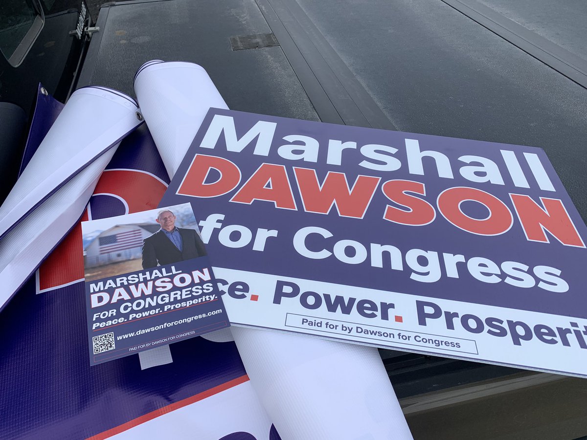 RealBritaHorn's tweet photo. #41days
#CountDownToElectionDay
#Colorado #GOP #RNC #TRUMP
Let’s Go! Onward to #Victory
What are you doing today to ensure our local candidates and #TRUMP get elected?
Grabbed a bunch of signs and palm cards for #Colorado #CD02 candidate Marshall Dawson!
https://t.co/79ceRh7RZx
Peace
Power
Prosperity
I’m taking action every day
🇺🇸to get republican candidates elected in Colorado
🇺🇸through election day to save our country
🇺🇸 and protect the ballot