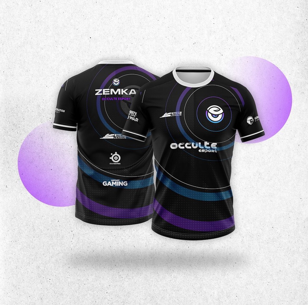 ZEMKA_10's tweet photo. Un projet en tête ? Contactez-moi par DM ou par mail pour plus d'informations (prix, deadline) concernant la création de votre design de t-shirt jersey esport. Je m'occupe également de décliner le design sur la planche imprimable fournie par votre imprimeur. ✅ https://t.co/Fw12dgfwCI