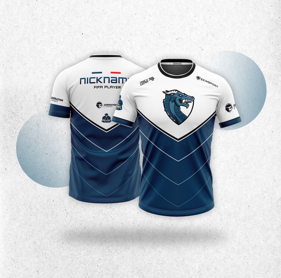 ZEMKA_10's tweet photo. Un projet en tête ? Contactez-moi par DM ou par mail pour plus d'informations (prix, deadline) concernant la création de votre design de t-shirt jersey esport. Je m'occupe également de décliner le design sur la planche imprimable fournie par votre imprimeur. ✅ https://t.co/Fw12dgfwCI