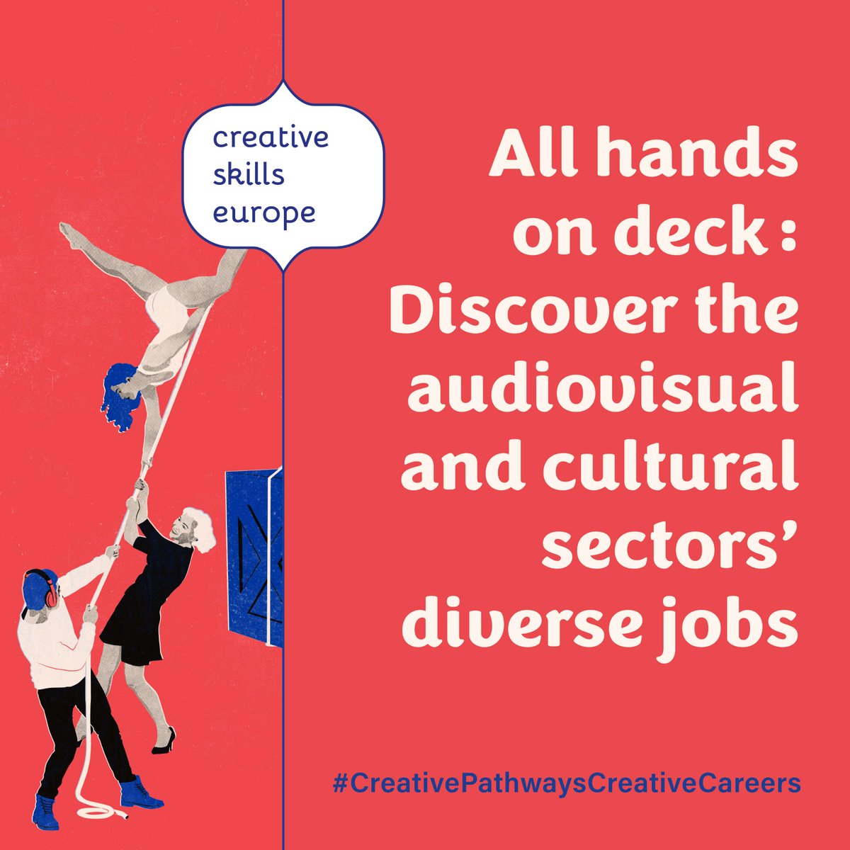 EBU_Policy's tweet photo. 🌟Have you ever thought of the people behind the performance? Today we spotlight #BackstageHeroes 🎭
No production can happen w/o behind-the-scenes creative sector jobs - there are many pathways into a creative career!
@creativeskillseurope #CreativePathwaysCreativeCareers https://t.co/x1wbSY3nTA